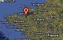 Manoir de Belle-Noë sur la carte de France